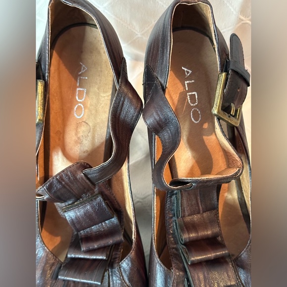 Also Brown Platform Sandals, size 39 - Picture 3 of 16